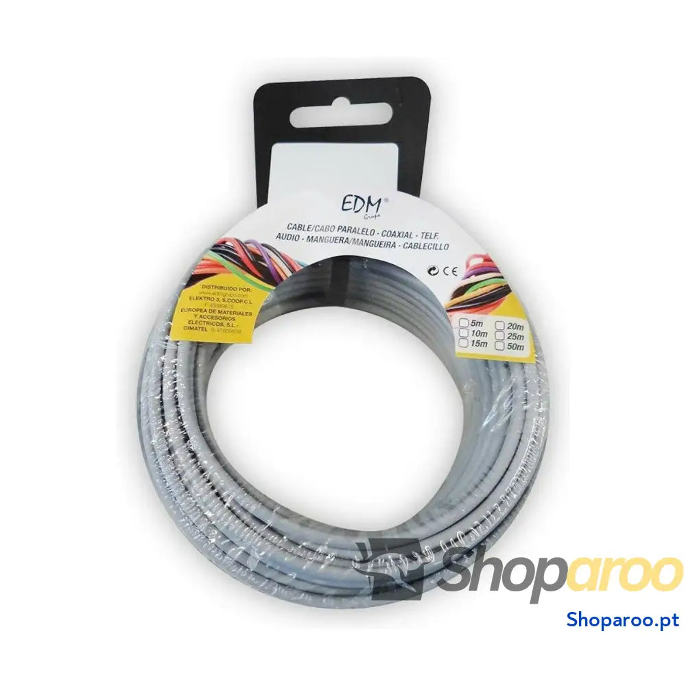 Cabo EDM 28404 Cinzento 1,5 mm 5 m