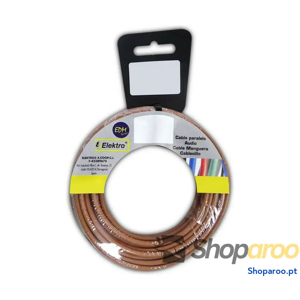Cabo EDM 28472 Castanho 2,5 mm 25 m