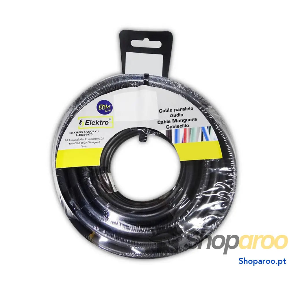 Cabo EDM 28601 Preto 6 mm 25 m