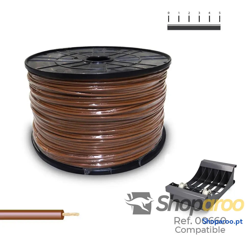 Cabo Elétrico Mangueira Sediles h07z1-k Castanho 1,5 mm 500 m