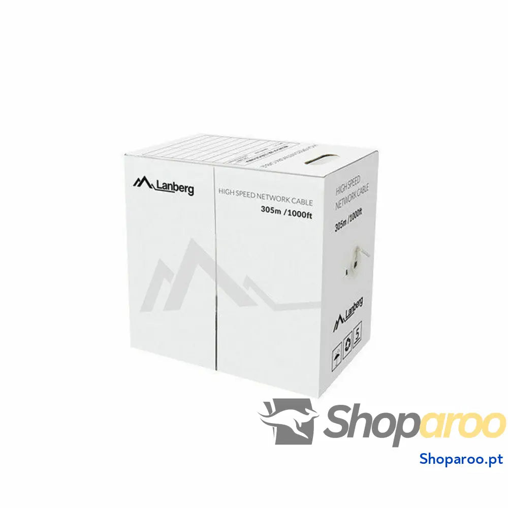 Cabo Ethernet LAN Lanberg CA20423475 Azul Preto 305 m