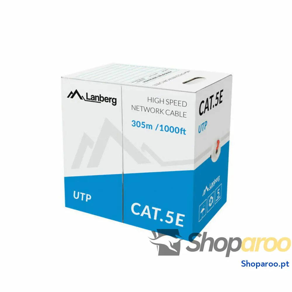 Cabo Ethernet LAN Lanberg LCU5-10CC-0305-R Vermelho 305 m