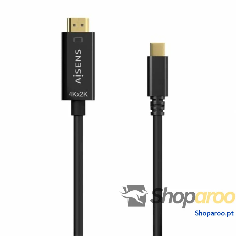 Cabo HDMI Aisens A109-0623 Preto 80 cm