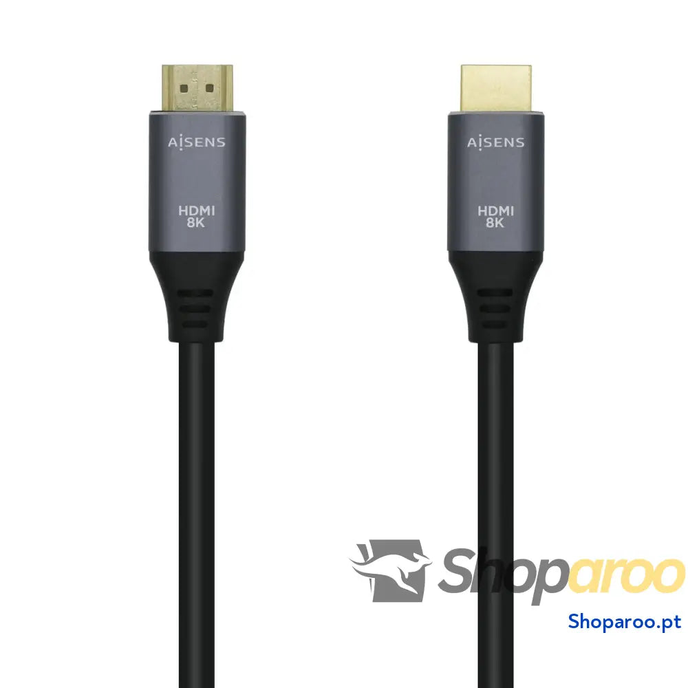 Cabo HDMI Aisens A150-0425 Preto Preto/Cinzento 50 cm