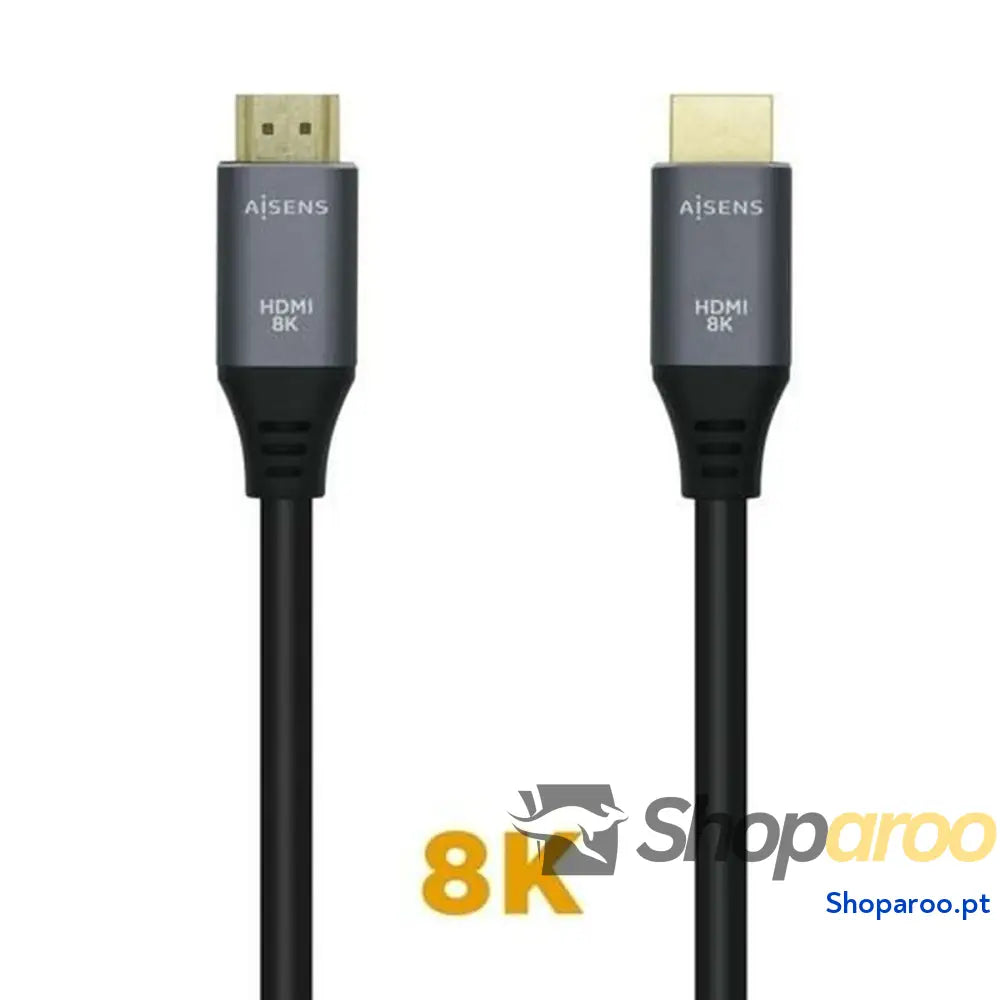 Cabo HDMI Aisens A150-0427 Preto Cinzento Preto/Cinzento 1,5 m