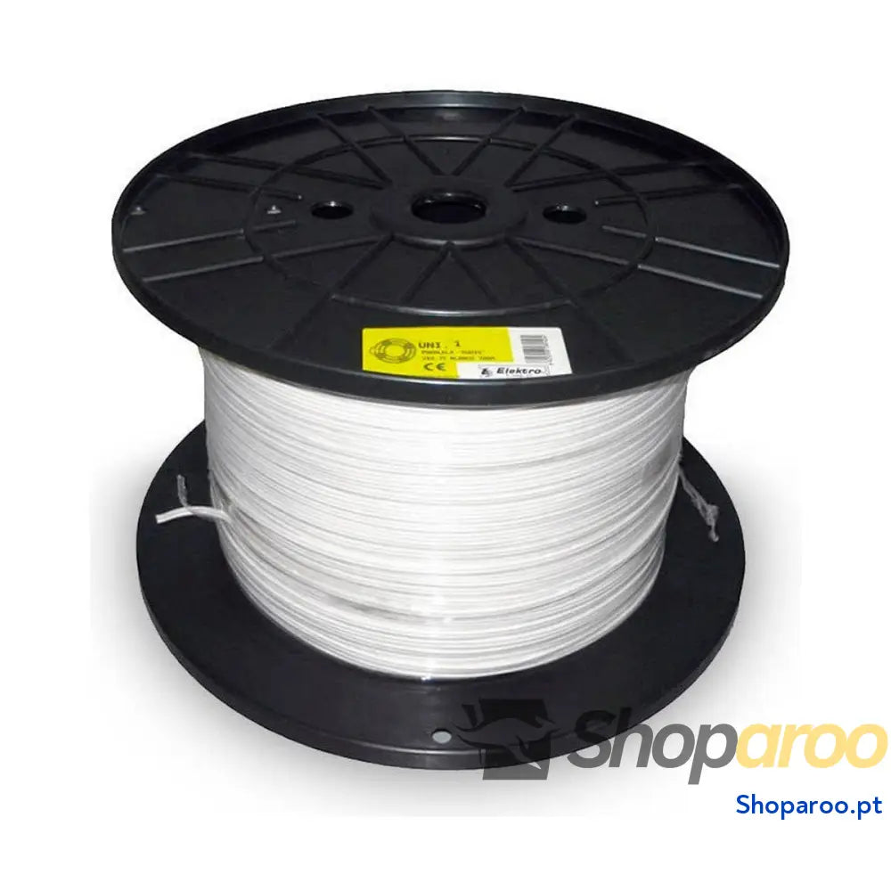 Cabo Sediles 2 x 1 mm Branco 1000 m