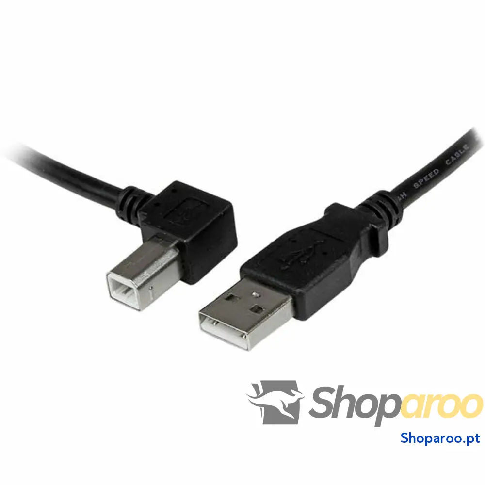 Cabo USB A para USB B Startech USBAB3ML             Preto