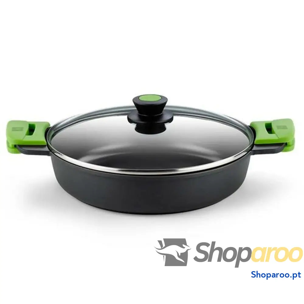 Caçarola com Tampa BRA PRIOR Preto Alumínio 2,3 L Ø 24 cm (1 Unidade)