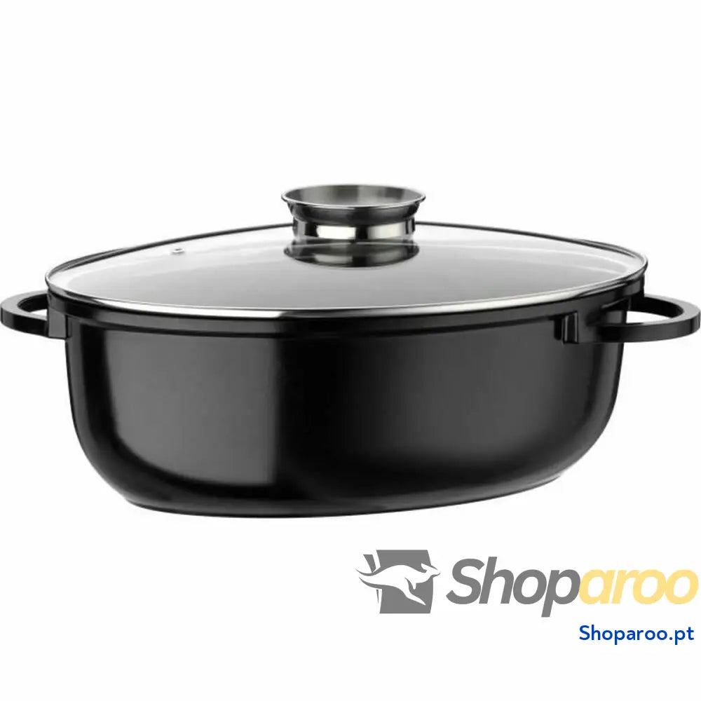 Caçarola com Tampa GSW 410571 noir Alumínio 8 L