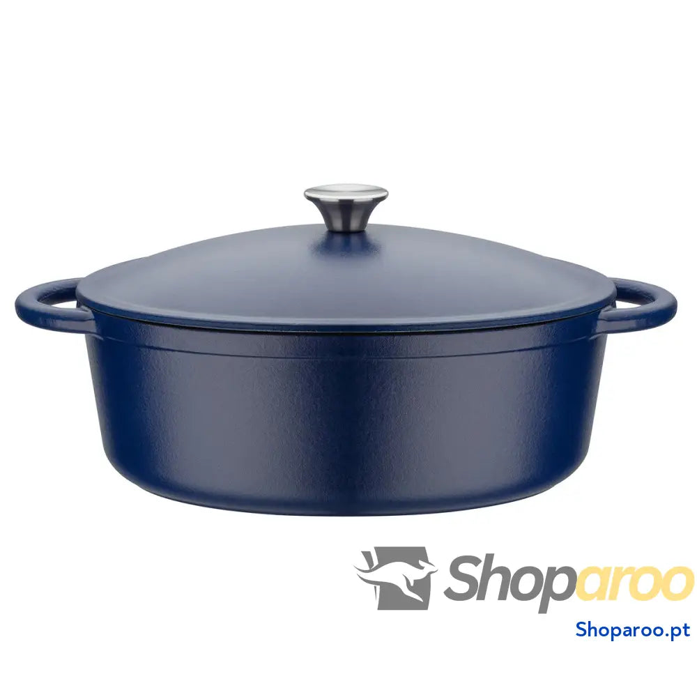 Caçarola com Tampa GSW 717328 Azul Aço inoxidável 7 L