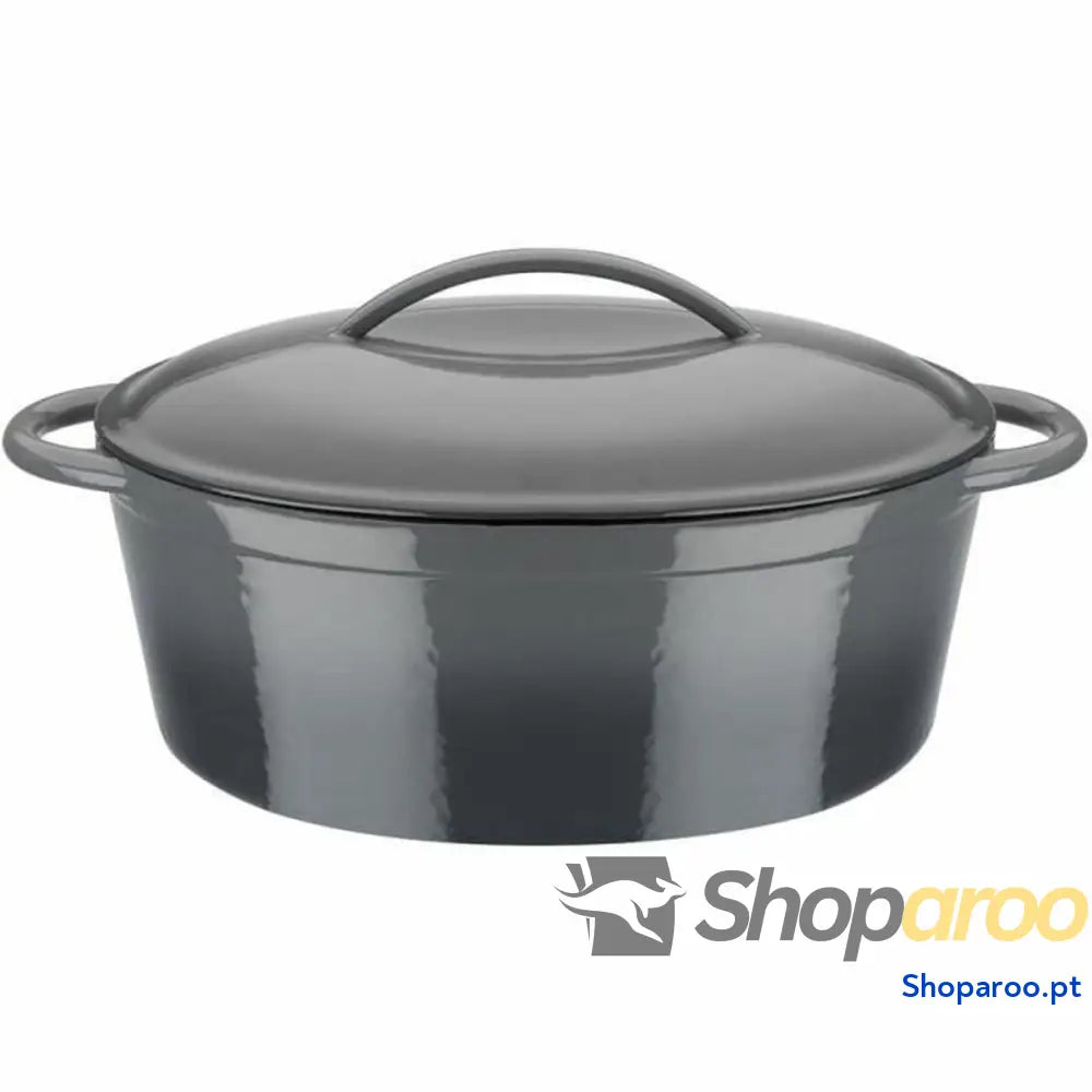 Caçarola com Tampa GSW Cinzento Ferro Fundido