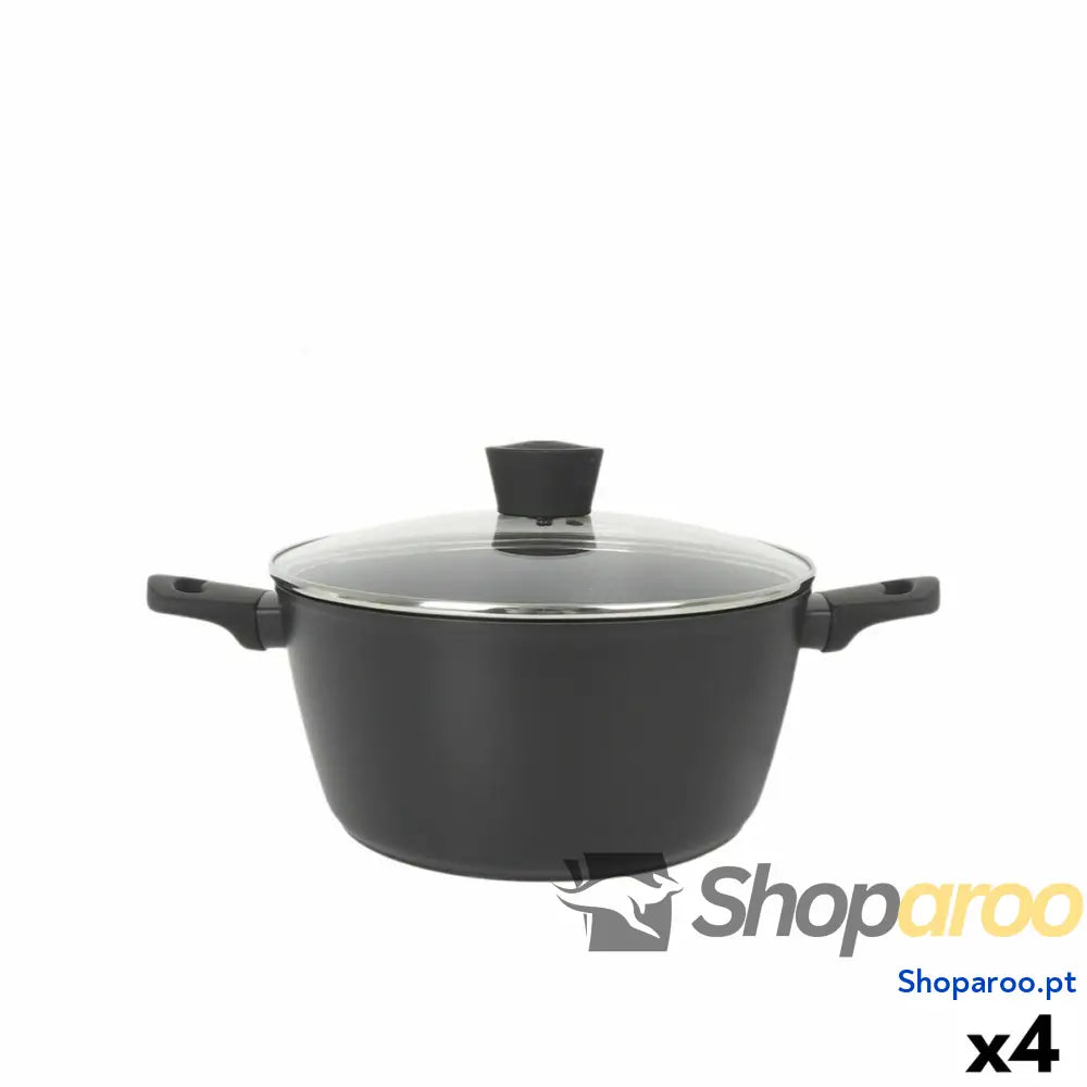 Caçarola com Tampa MasterChef 28 cm (4 Unidades)