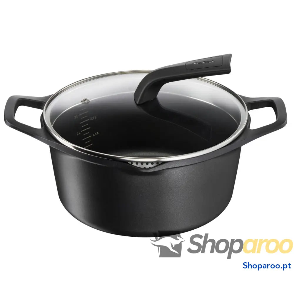 Caçarola com Tampa Tefal E2494644 Preto Ø 24 cm
