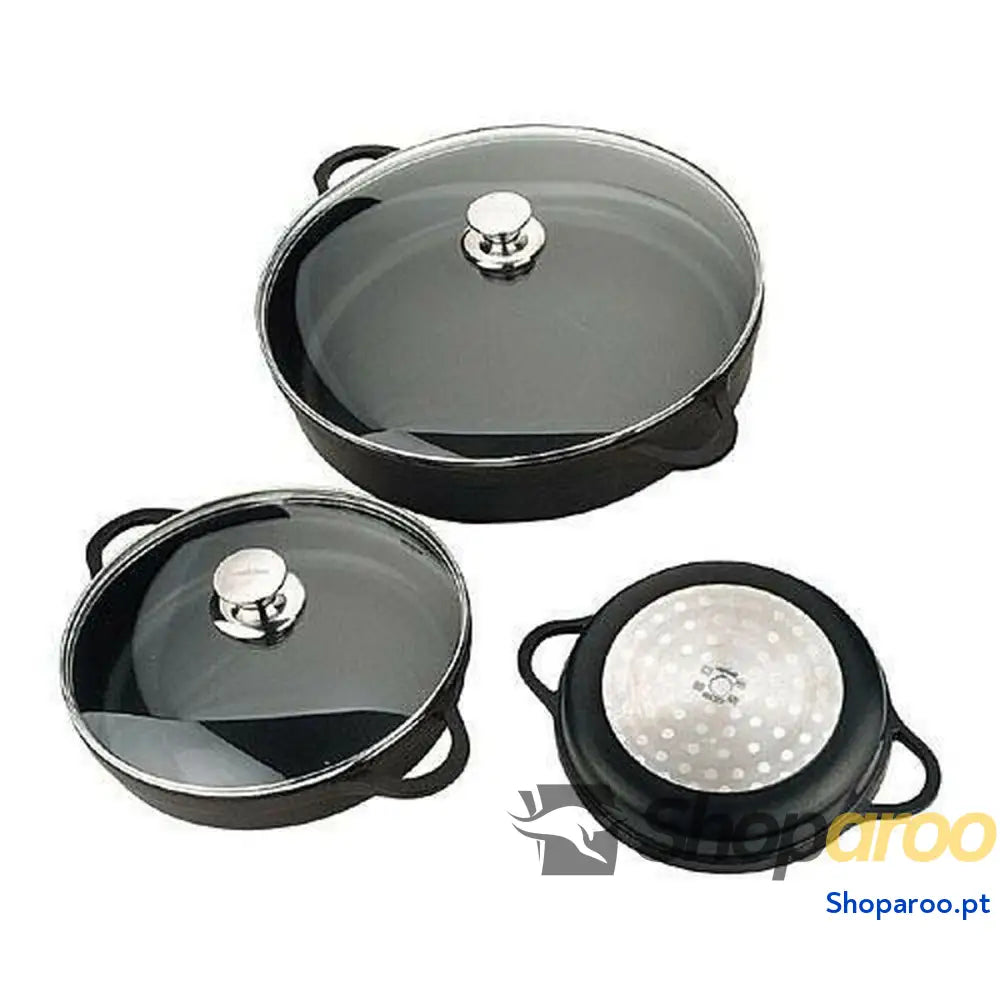 Caçarola com Tampa Valira 4135/25 Preto Ø 24 cm