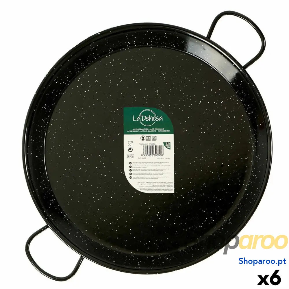 Caçarola Ø 38 cm Aço Esmaltado (6 Unidades)