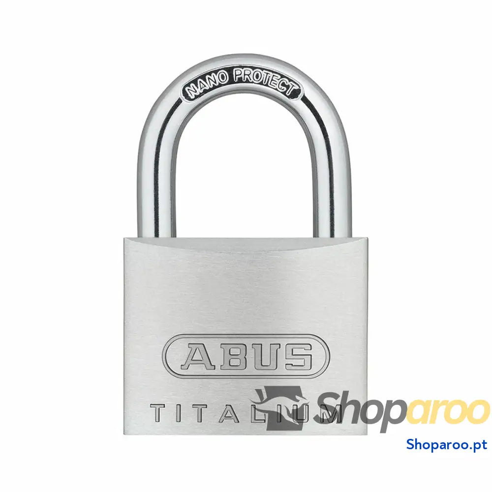 Cadeado com chave ABUS Titalium 64ti/50 Alumínio Retangular