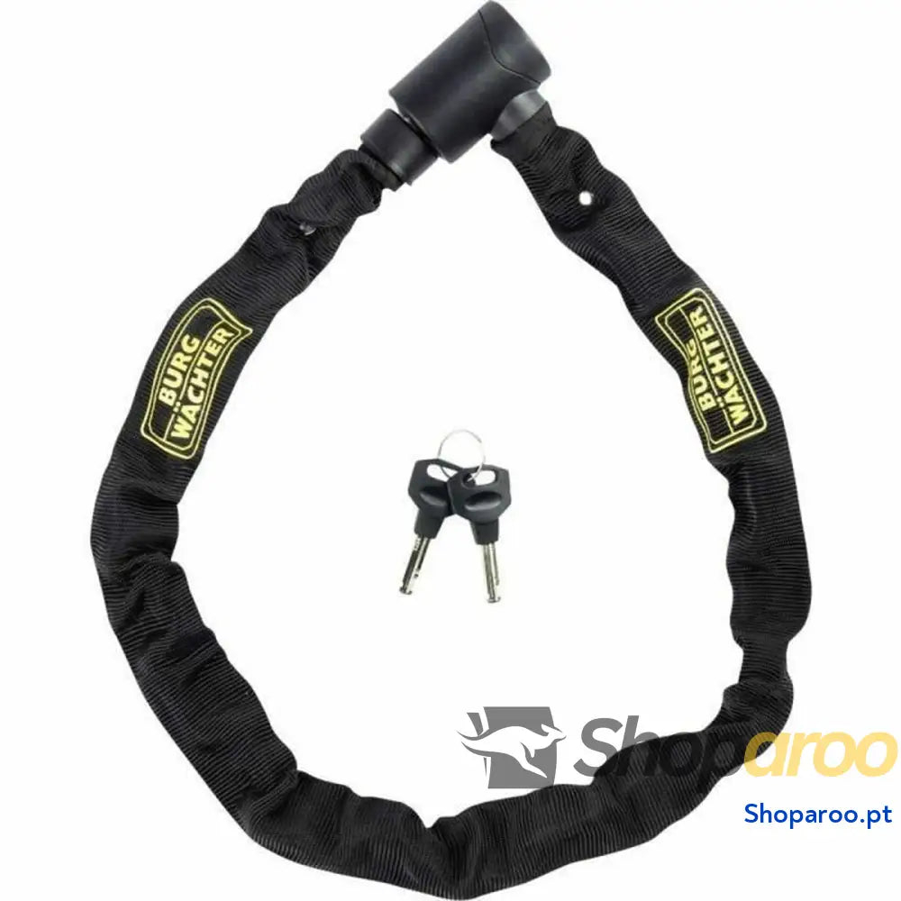 Cadeado com chave Burg-Wachter 580 90 BLACK Aço inoxidável