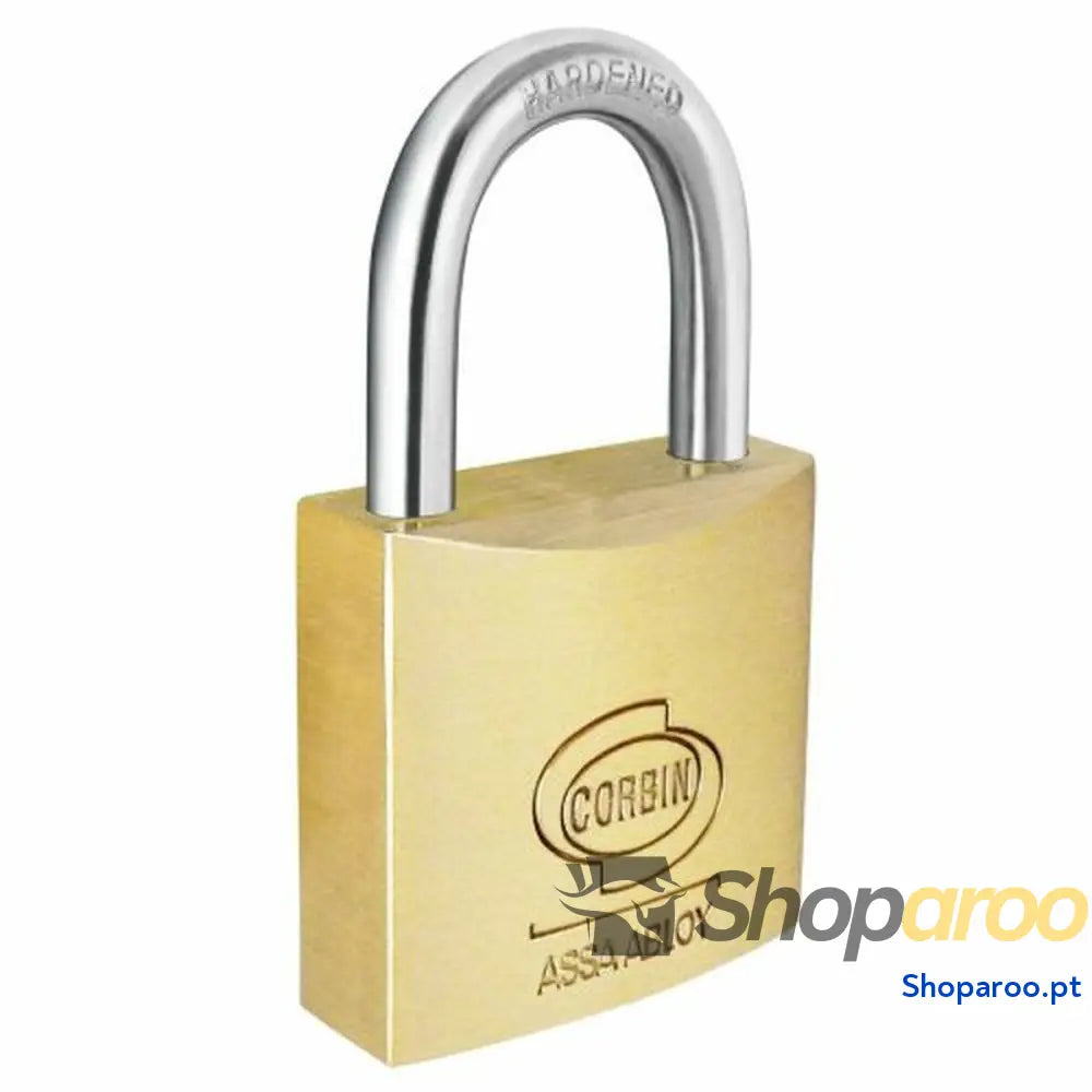 Cadeado com chave CORBIN Arco 50 mm Latão Aço