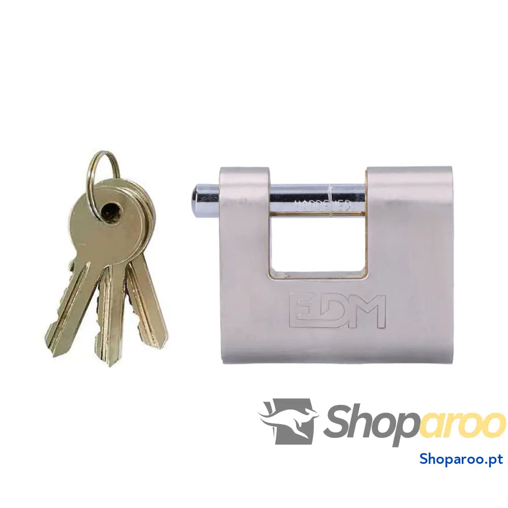 Cadeado com chave EDM 85240 Latão De segurança