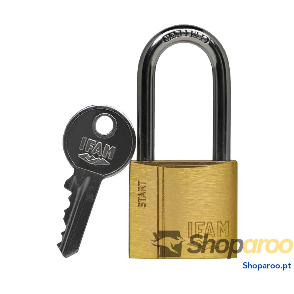 Cadeado com chave IFAM SR30AL 30 mm Latão Aço Comprido 1,24 x 3 2,65 cm
