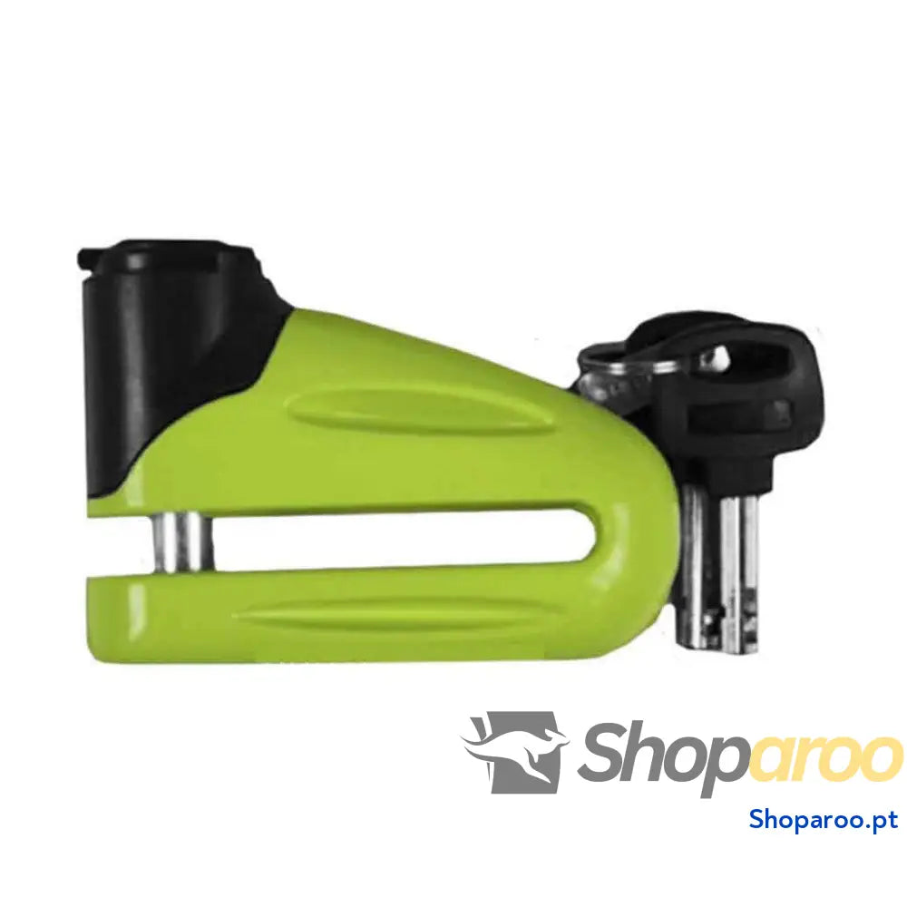 Cadeado com chave Stahlex Motocicleta Disco de travão Verde 10 mm