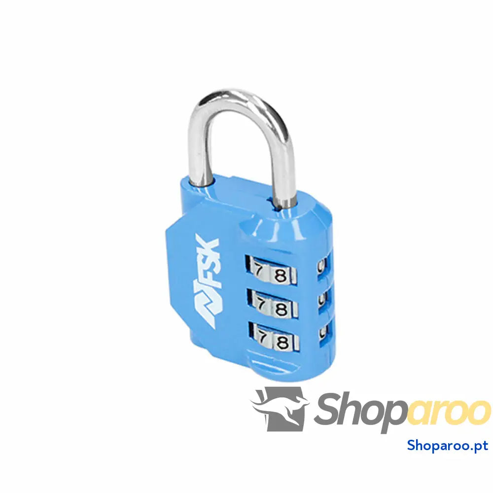 Cadeado com combinação Ferrestock Azul 30 mm (23 mm)