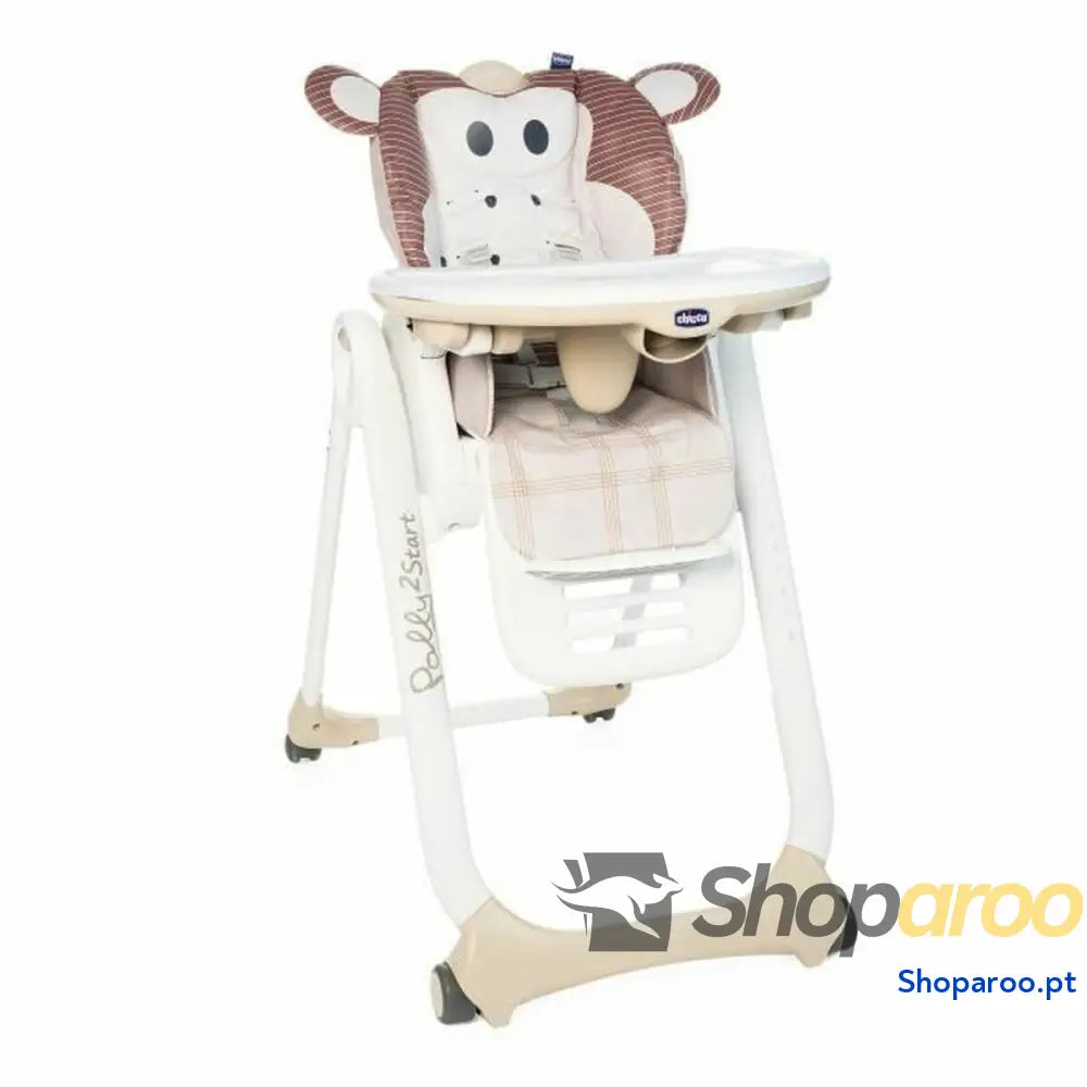 Cadeira Alta Chicco Polly 2 Start Monkey
