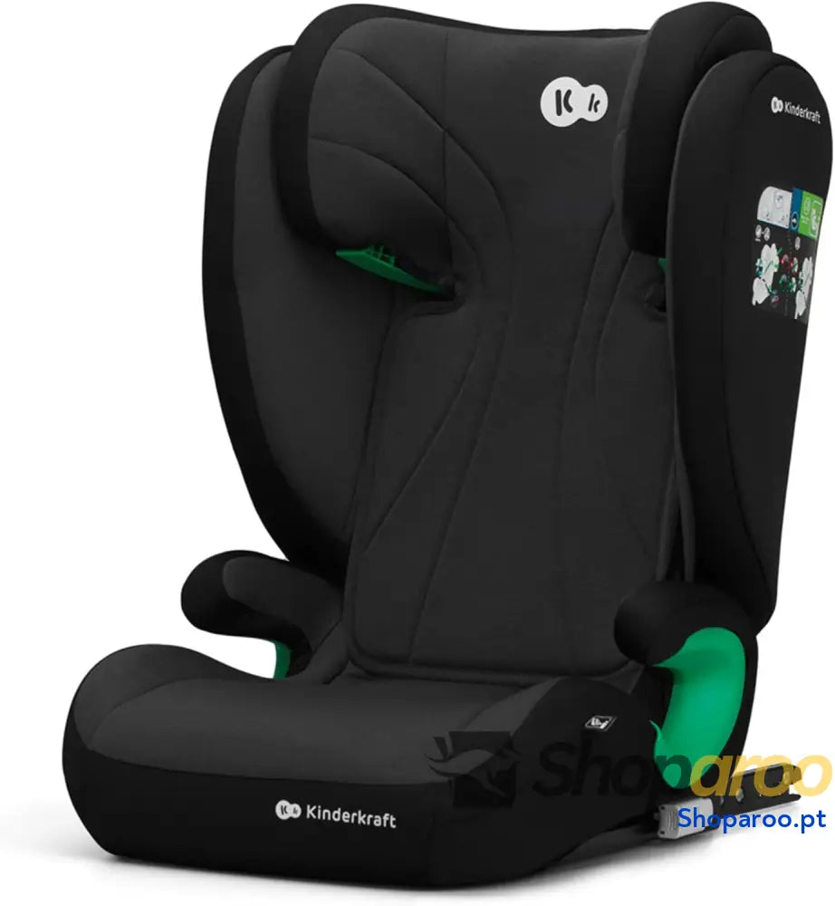 Cadeira carro Isofix I SIZE cadeira para bebé e crianças cinto universal grupo 2/3 de 15 a 36 kg preto