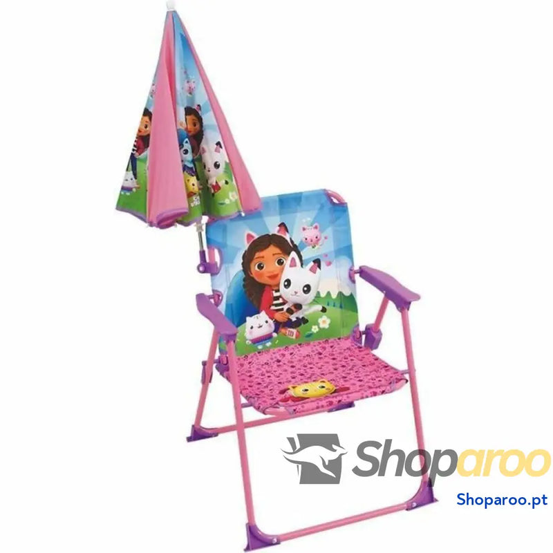 Cadeira de Campismo Acolchoada Fun House Gabby´s Dollhouse