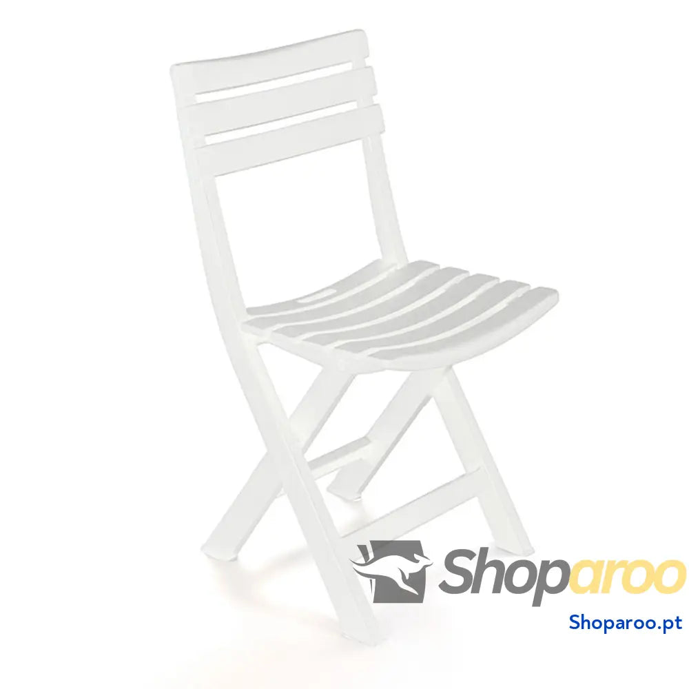 Cadeira de Campismo Acolchoada IPAE Progarden Birki bir80cbi Branco 44 x 41 x 78 cm