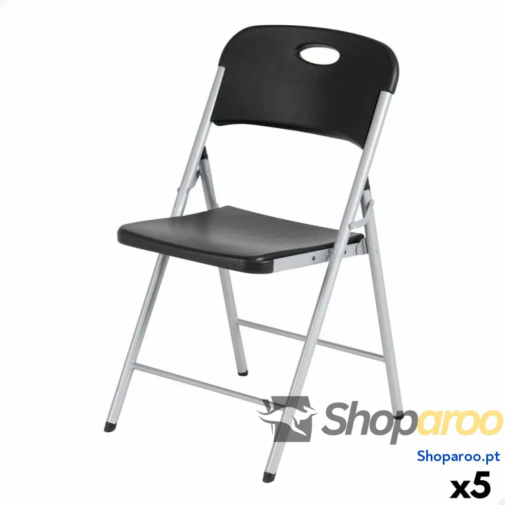 Cadeira de Campismo Acolchoada Lifetime Preto 50 x 84 x 48,5 cm (5 Unidades)