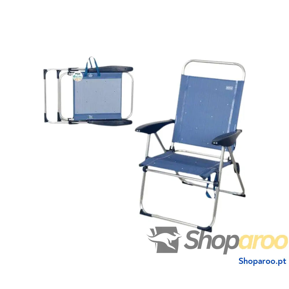 Cadeira de Campismo Aktive Azul 65 x 60 x 38 cm