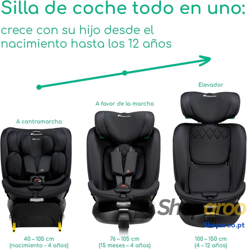 Cadeira de carro 360 12 anos 40 150 cm cadeira ISOFIX suporte para perna rotação 8 posições relinação repos cabeça full