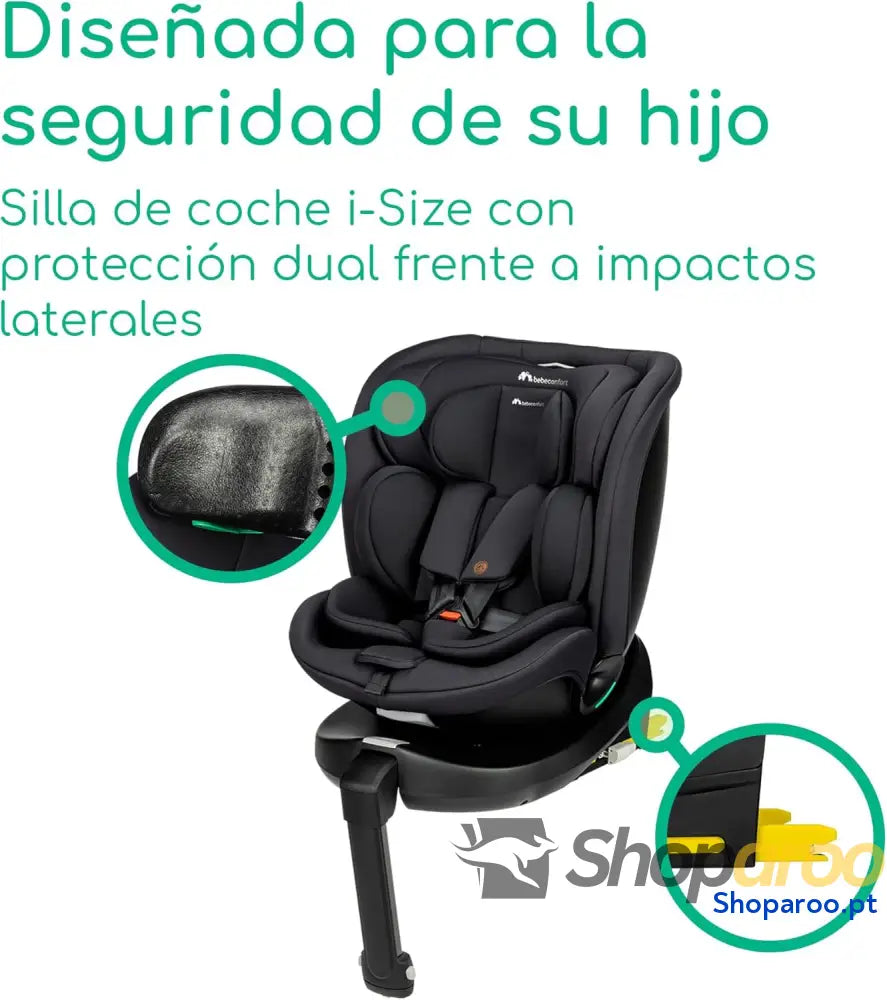 Cadeira de carro 360 12 anos 40 150 cm cadeira ISOFIX suporte para perna rotação 8 posições relinação repos cabeça full