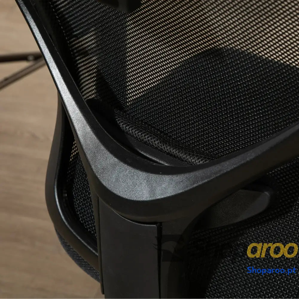 Cadeira de Escritório Ergonômica Giratória com Altura Ajustável Função Reclinável Apoio para a Cabeça e Suporte Lombar