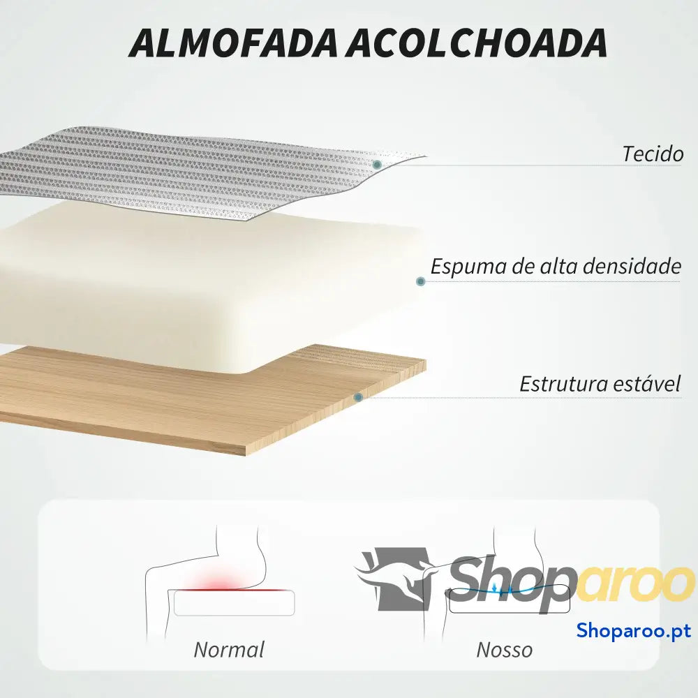 Cadeira de Escritório Giratória com Altura Ajustável Apoio para a Cabeça e Suporte Lombar Ajustáveis 58x63x115-125 cm