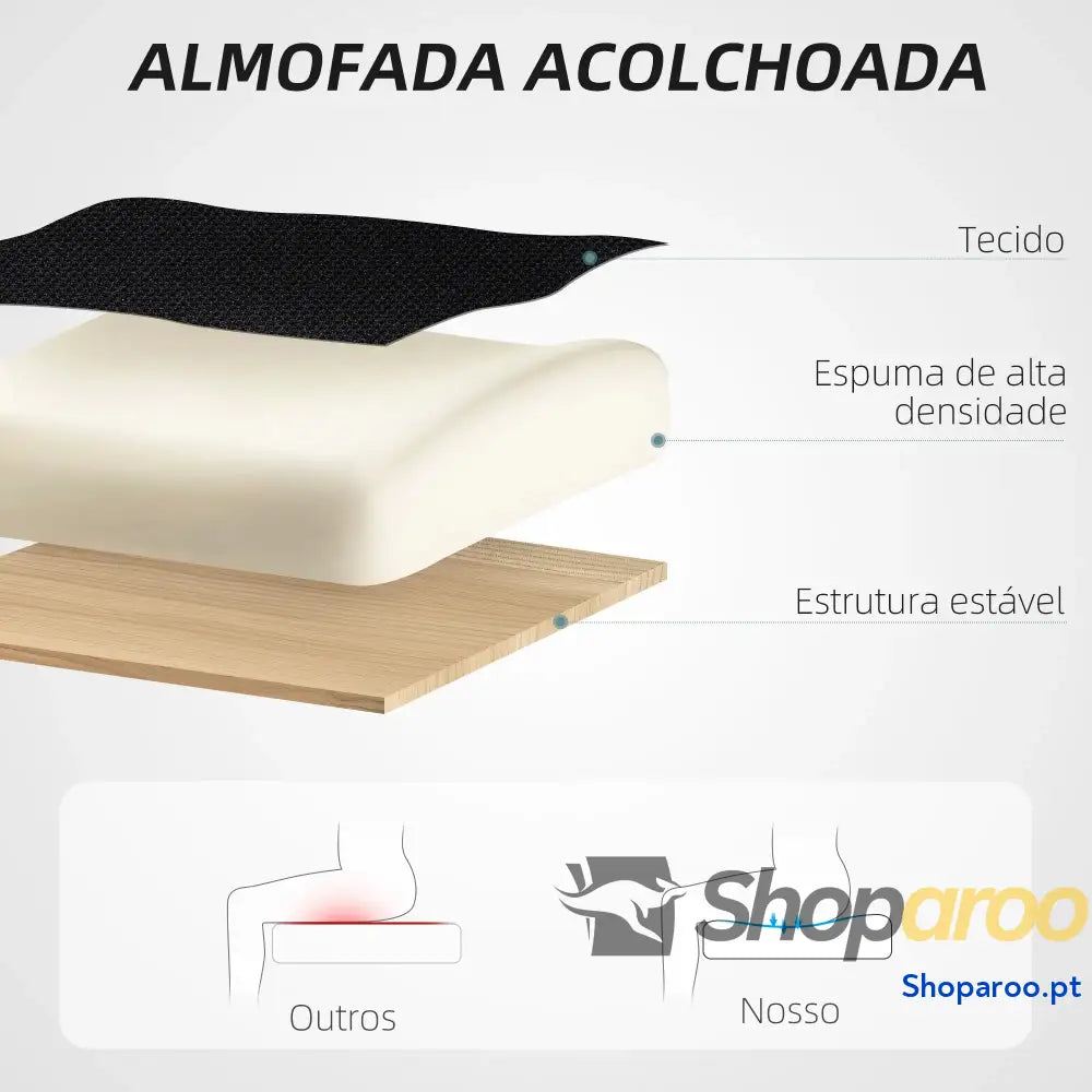 Cadeira de Escritório Malha com Apoio para a Cabeça Suporte Lombar os Pés Função Inclinação 71x70x109-119 cm Preto