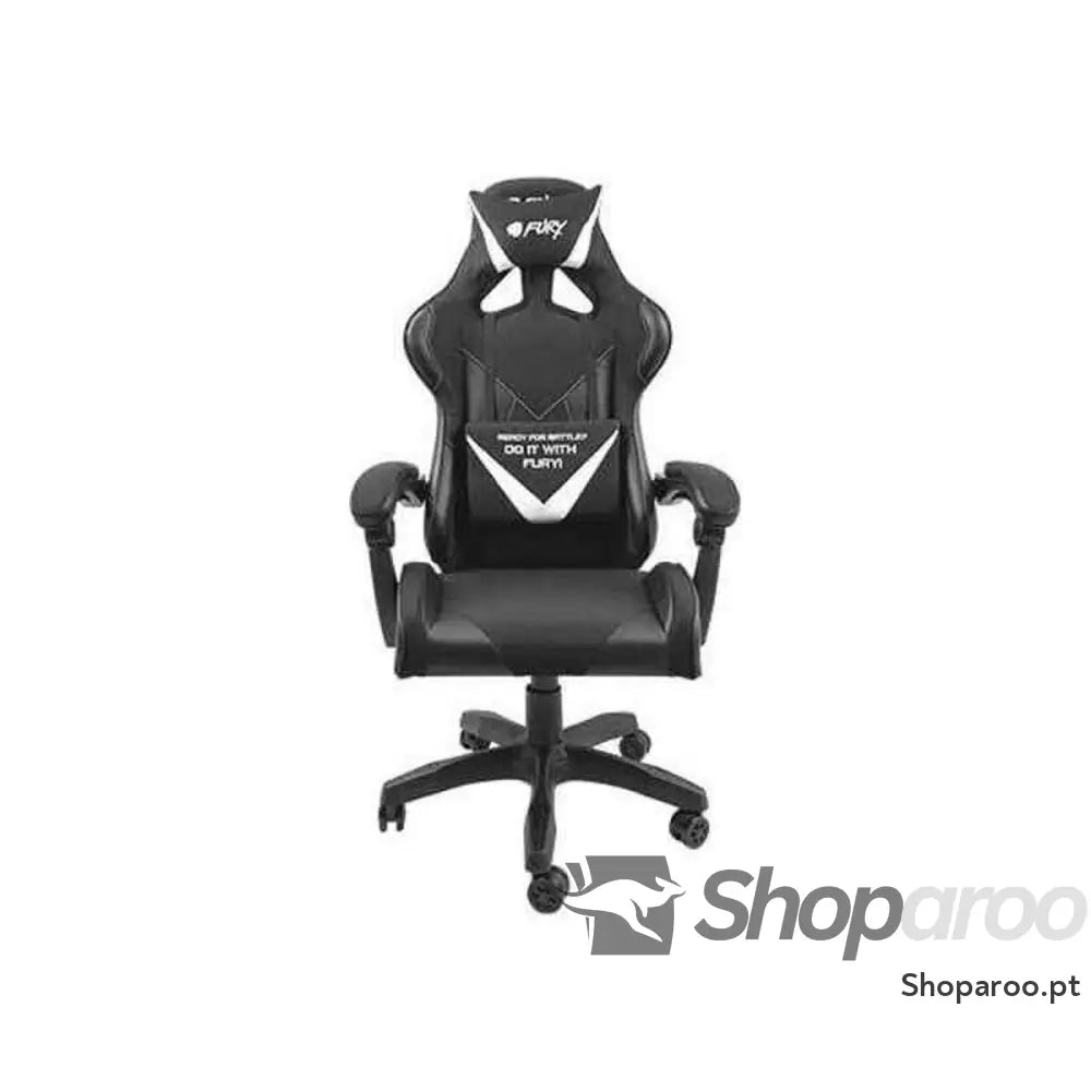 Cadeira de Gaming Fury Avenger L Preto Branco
