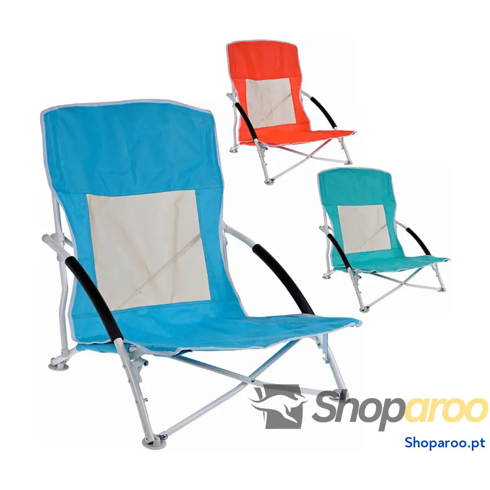 Cadeira de Praia Dobrável 60 x 55 x 64 cm