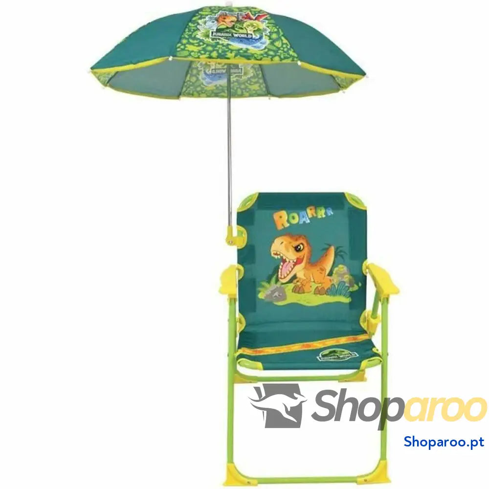Cadeira de Praia Fun House JURASSIC WORLD Verde 38,5 x 38,5 x 37,5 cm