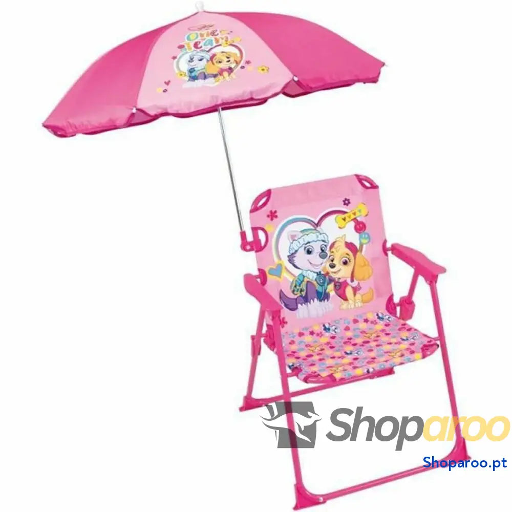 Cadeira de Praia Fun House PAT'PATROUILLE 38,5 x 38,5 x 37,5 cm Cor de Rosa
