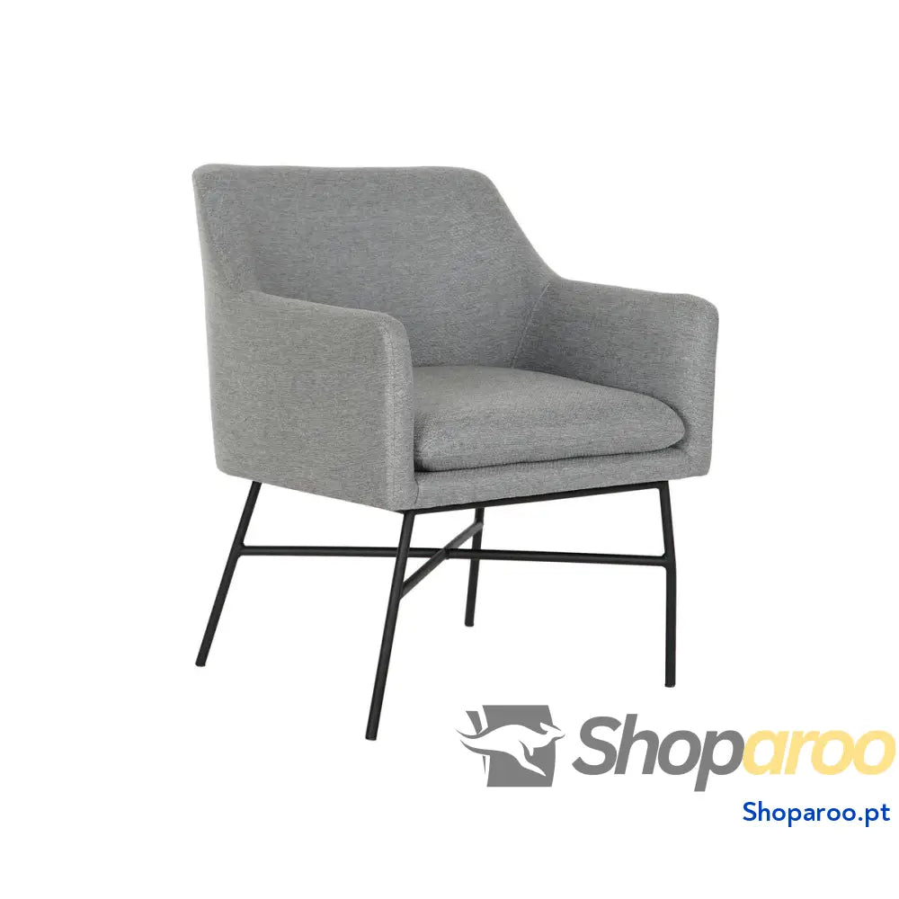 Cadeira DKD Home Decor Cinzento 59,5 x 60,5 78 cm