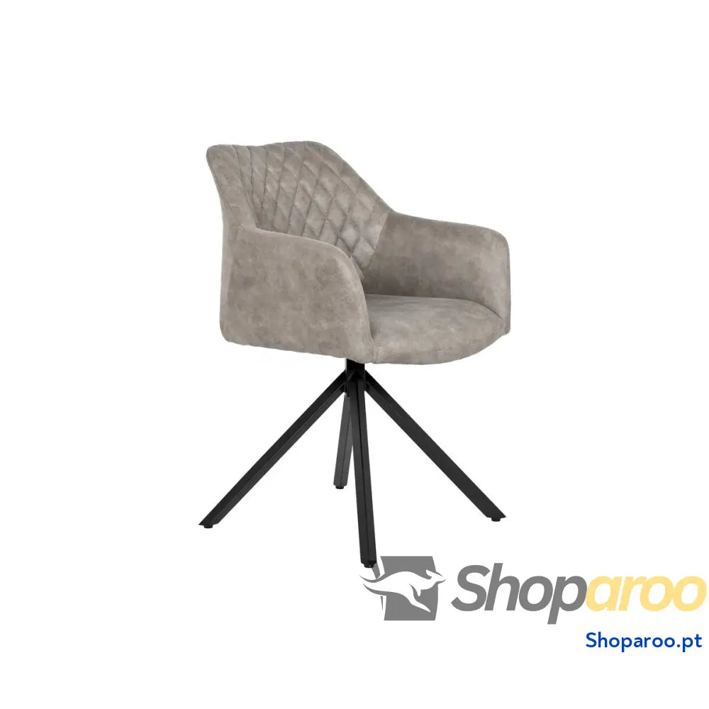 Cadeira DKD Home Decor Preto Cinzento 55 x 58 83 cm