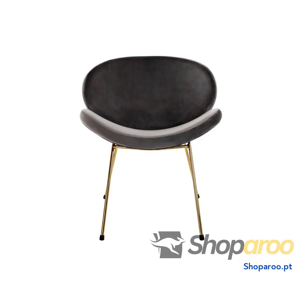 Cadeira DKD Home Decor Preto Dourado Poliéster Metal 62 x 58 73 cm