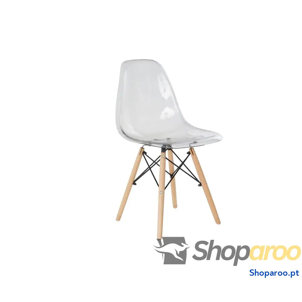 Cadeira DKD Home Decor Transparente Natural 50 x 46 83,5 cm