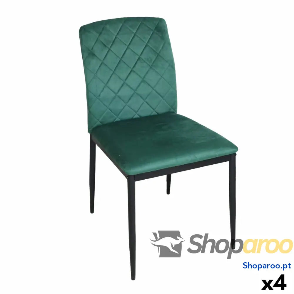 Cadeira Versa ZEGERS Verde 58 x 83 44 cm (4 Unidades)