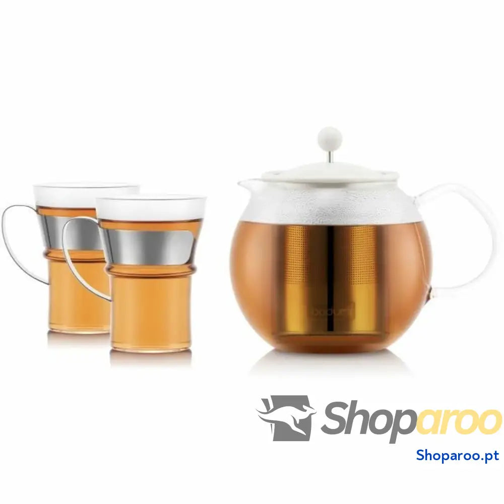 Cafeteira de Êmbolo Bodum Transparente Aço 1 L 0,35 (8 Unidades)