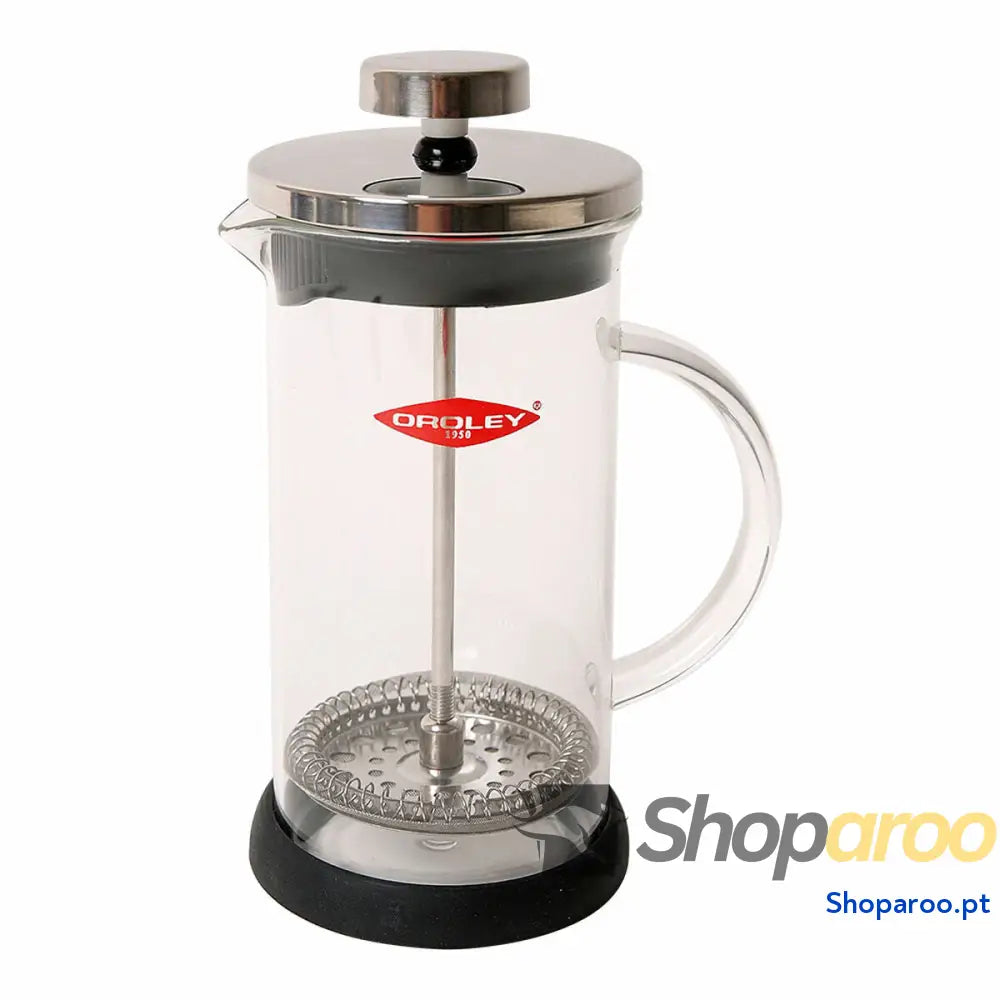 Cafeteira de Êmbolo Oroley Spezia 6 Copos Vidro Borosilicato Aço inoxidável 18/10 600 ml