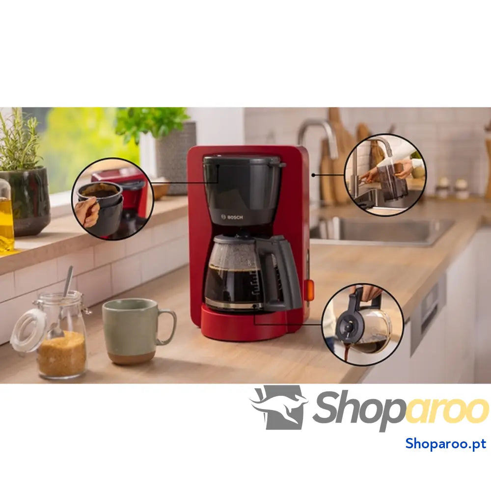 Cafeteira Elétrica BOSCH TKA3M134 1200 W 1,25 L