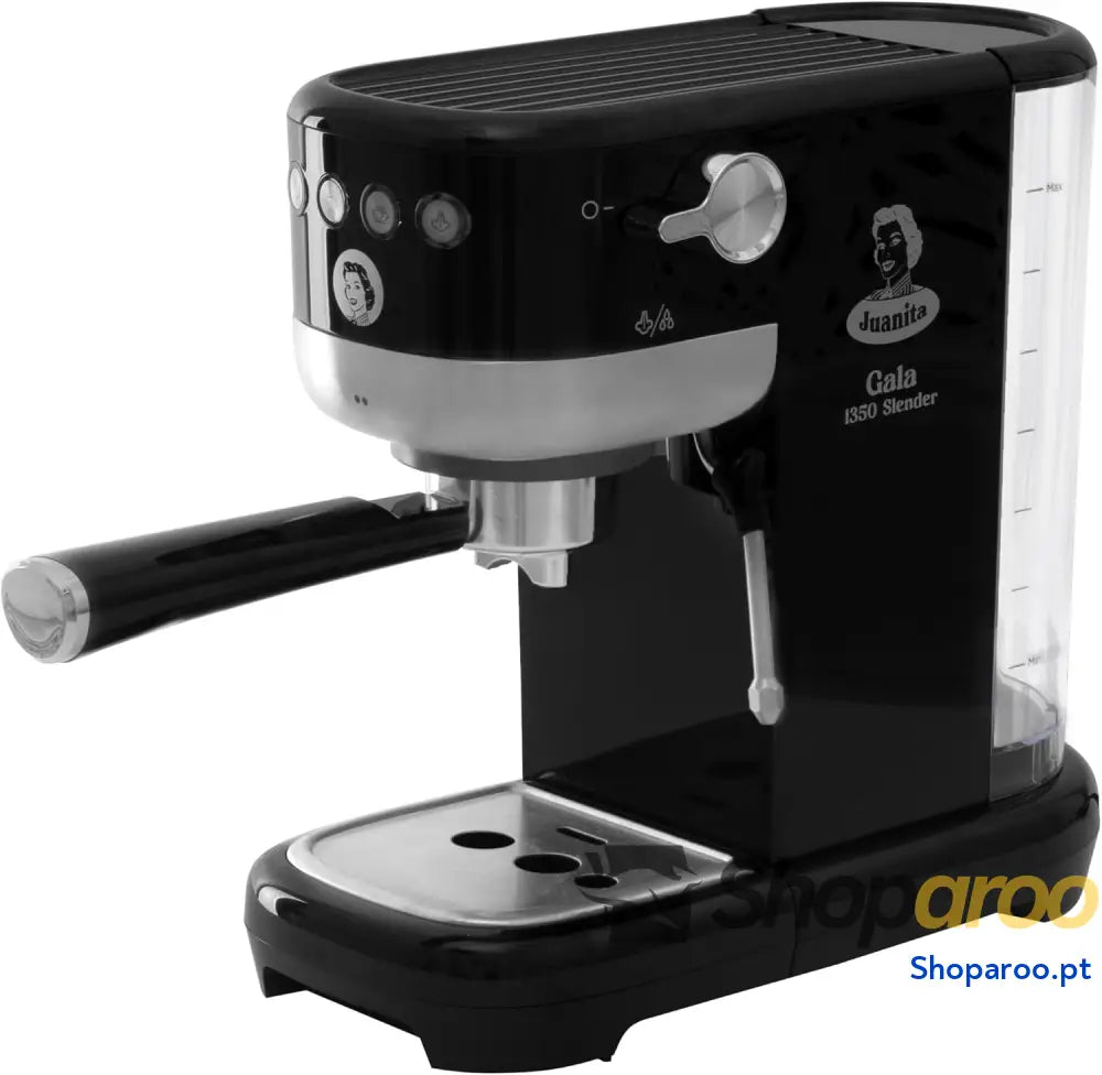 Cafeteira expresso de Gala Slender 1350 W – 20 barras pressão depósito 1,3 l café moído e monoodose vaporizador design